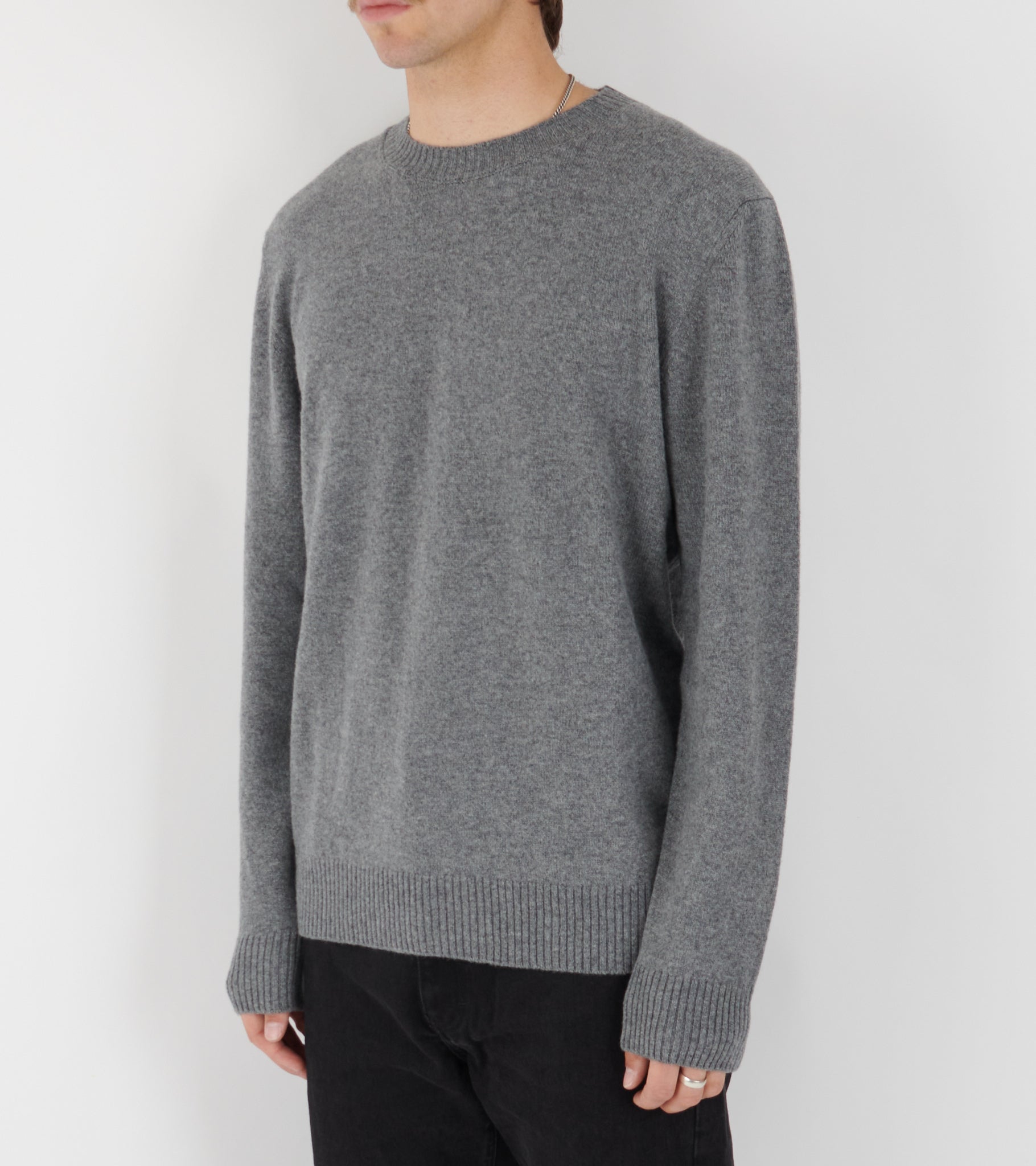 Norse Standart Merino Lambswool Sweater Gray Melange