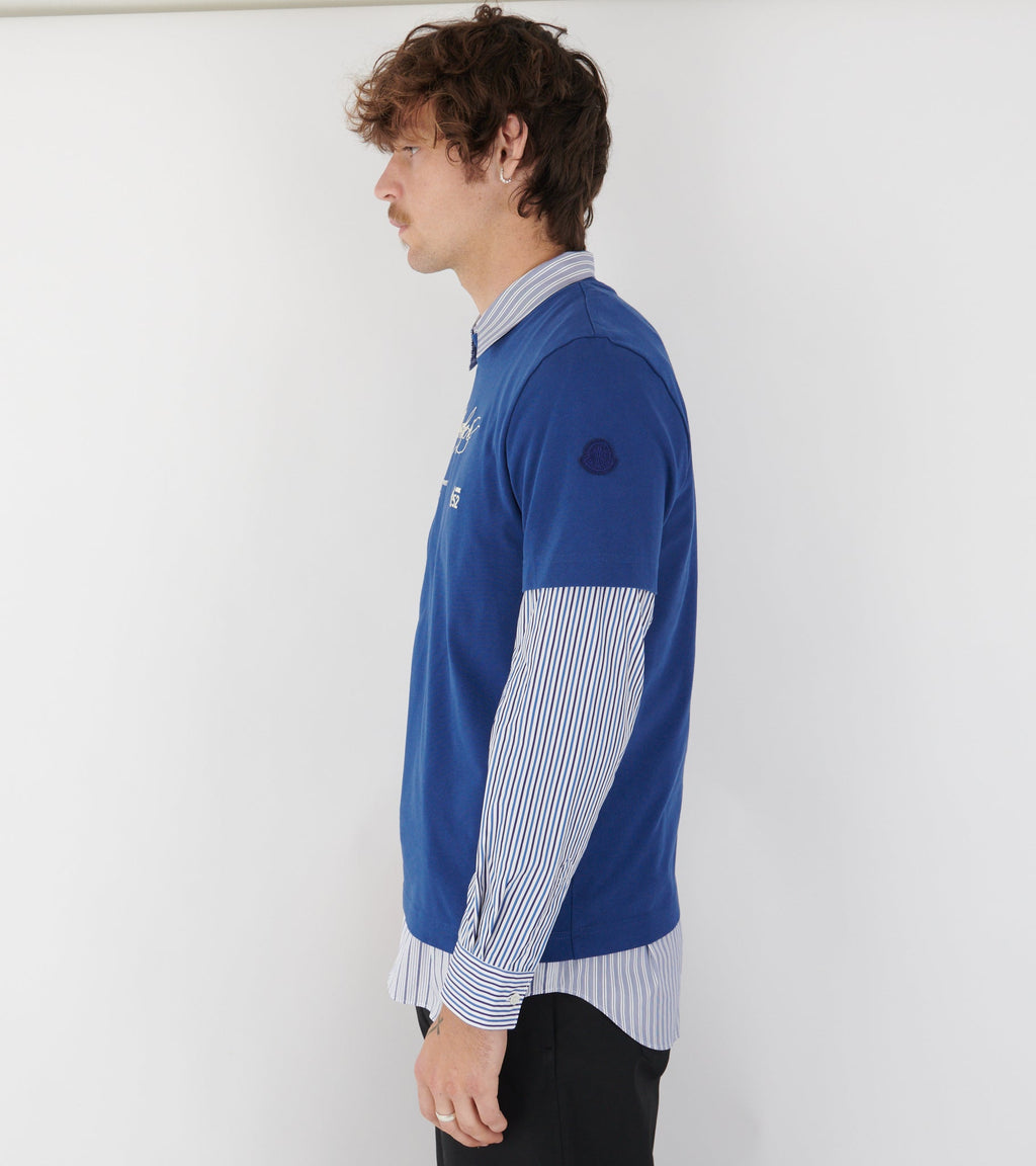 Embroidered Logo T-Shirt Blue