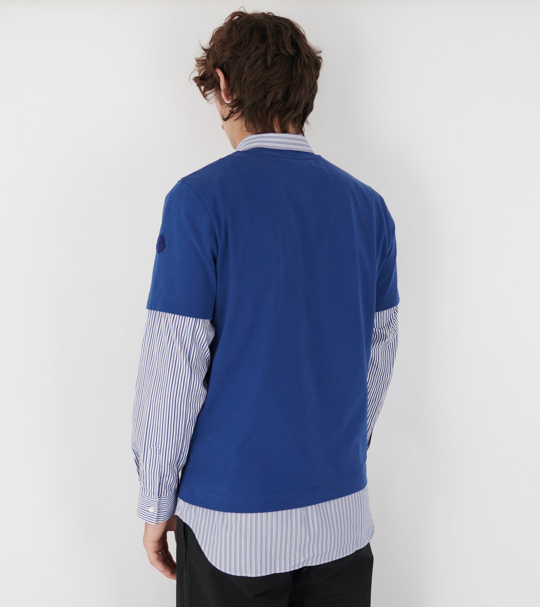 Embroidered Logo T-Shirt Blue
