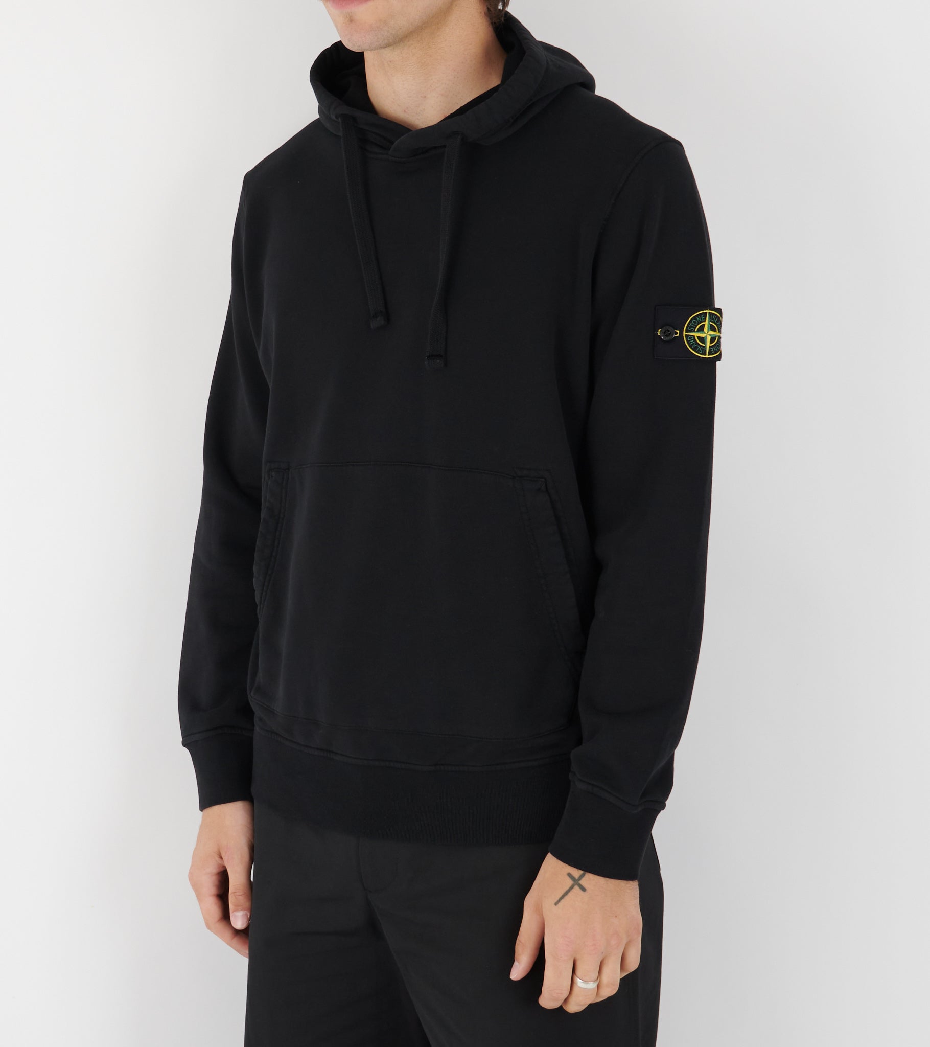 Heavy Cotton Hoodie Black