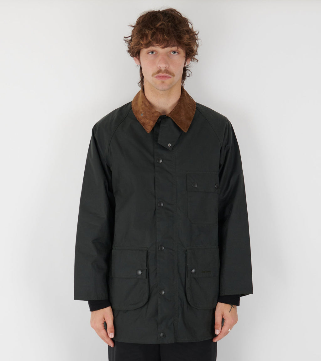 Barbour OS Solway Wax Jacket Sage