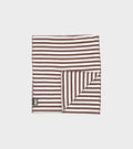 Scarf Interlock Brown/Ecru