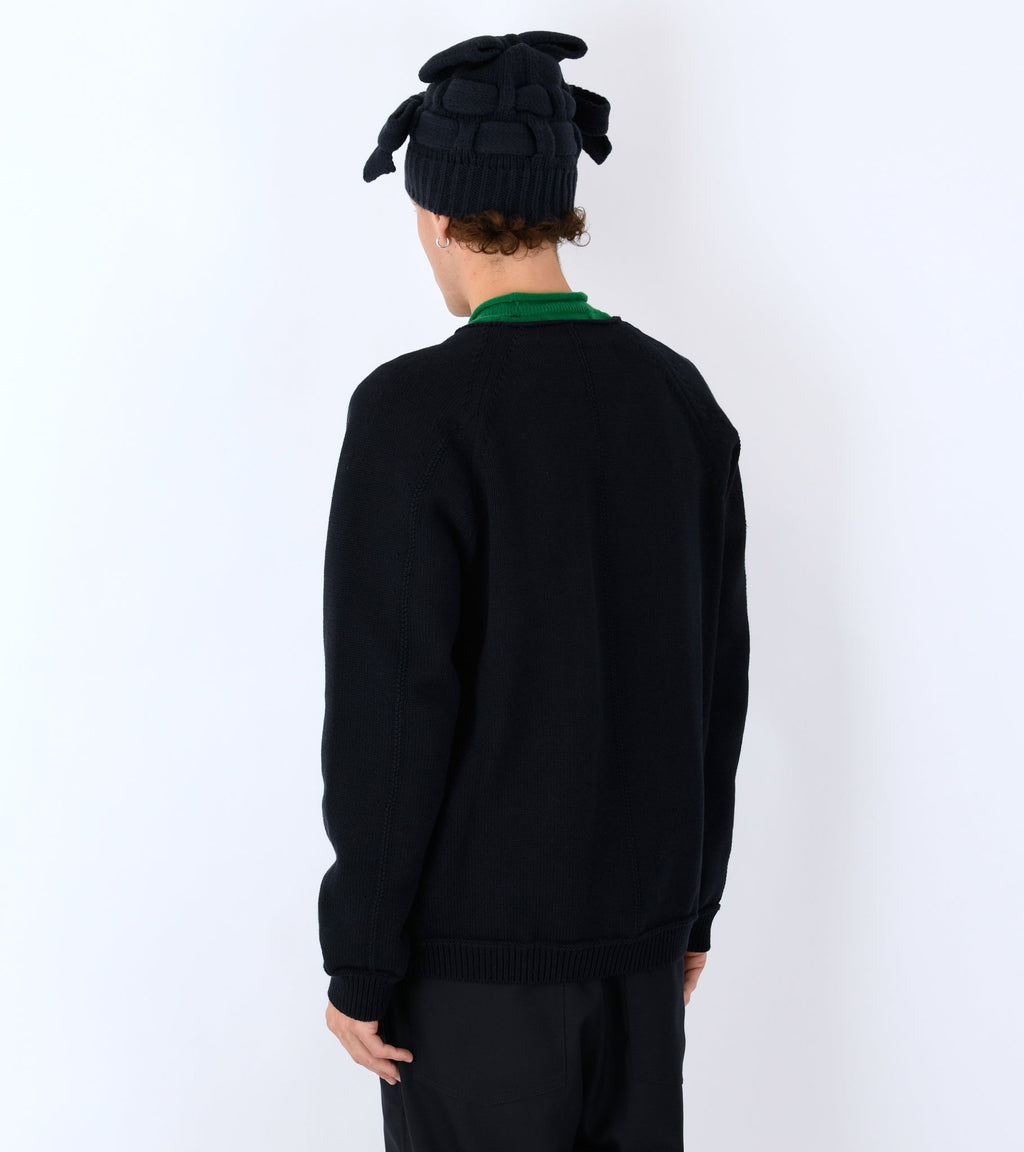 Pocket Cardigan Navy