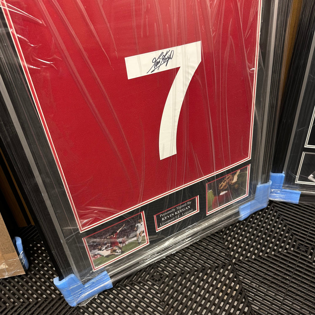 2 X LIVERPOOL LEGENDS FRAMED SHIRTS