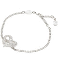 Swarovski Rhodium Plated Heart Bracelet