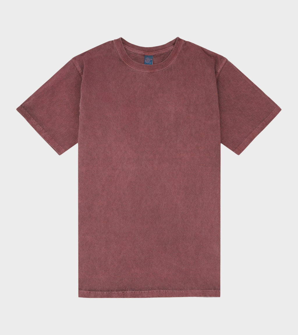 SS Crew Tee Bordeaux