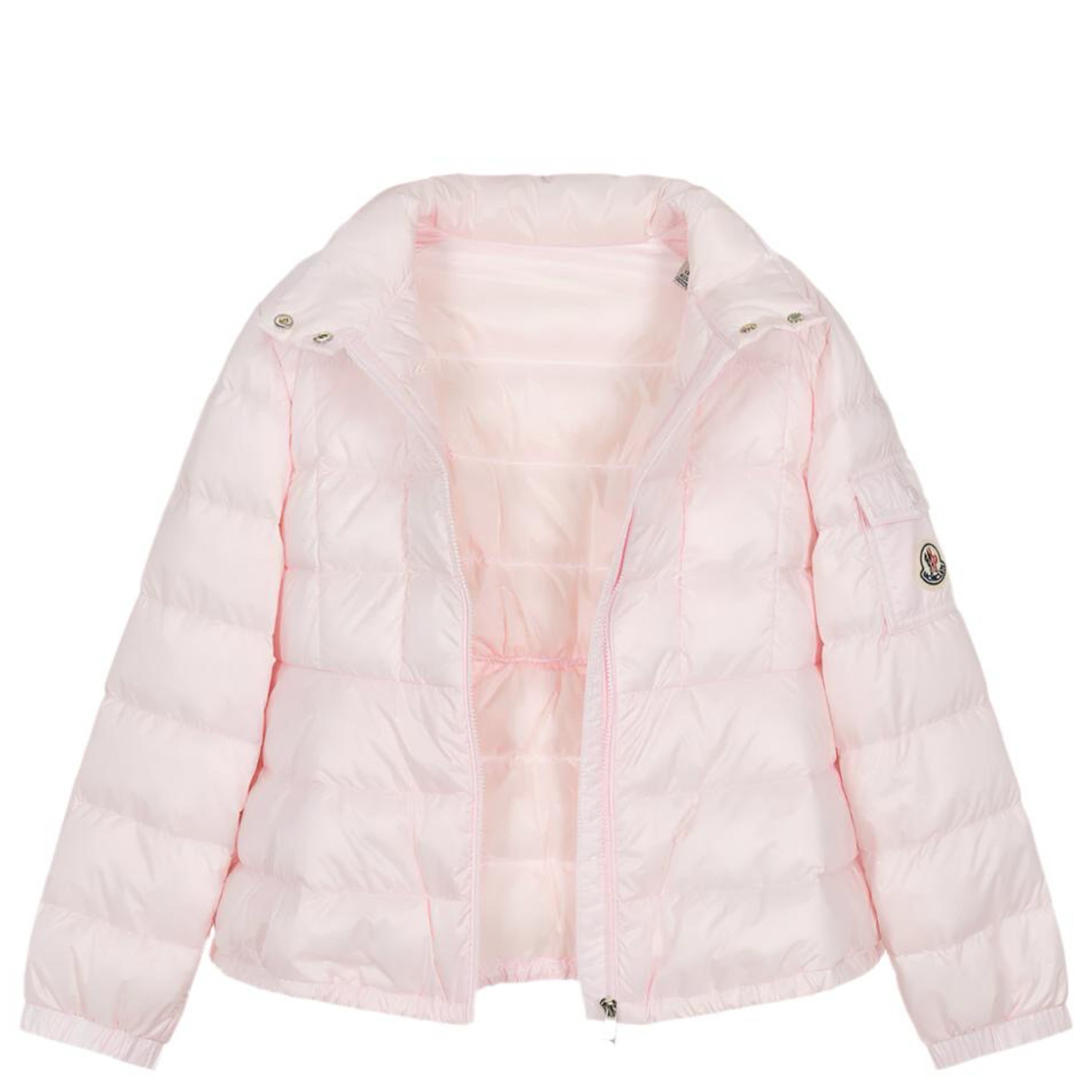 Girls Moncler Pink Aminia Down Puffer Jacket