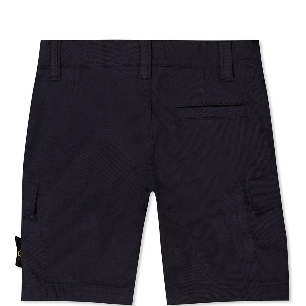 Stone Island Junior Navy Cargo Bermuda Shorts