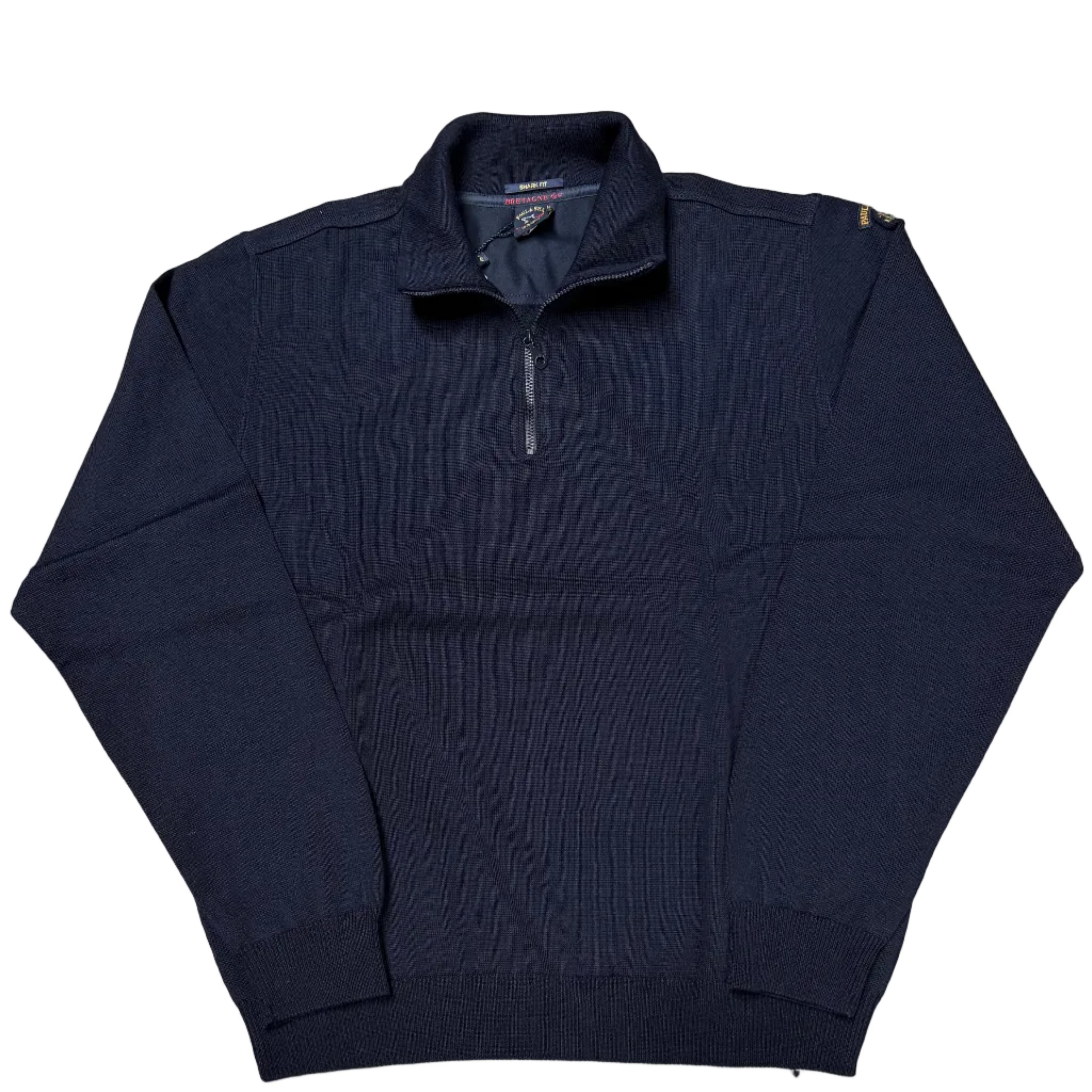 Paul & Shark Navy Half Zip Knit