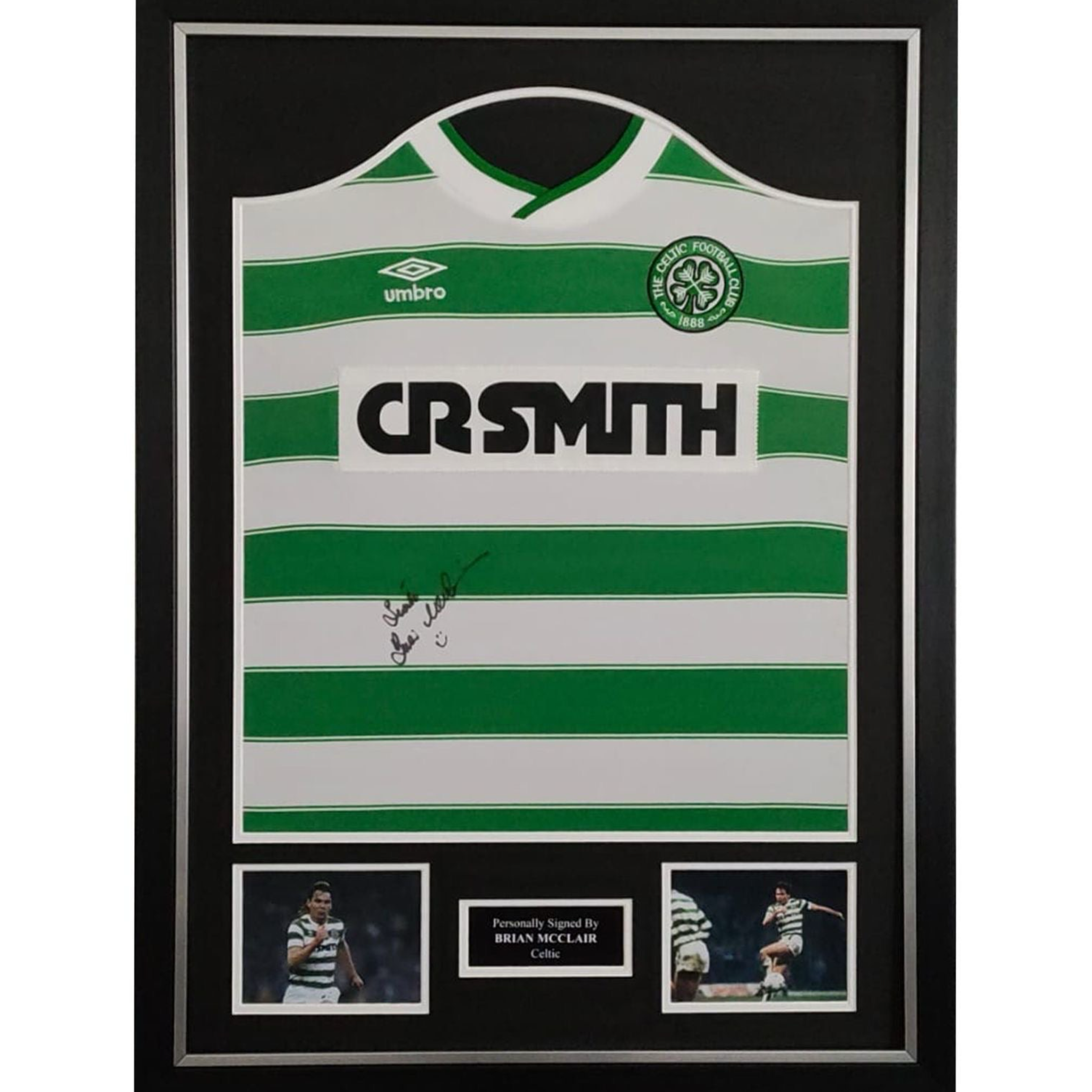 Brian McClair Signed & Framed Shirt