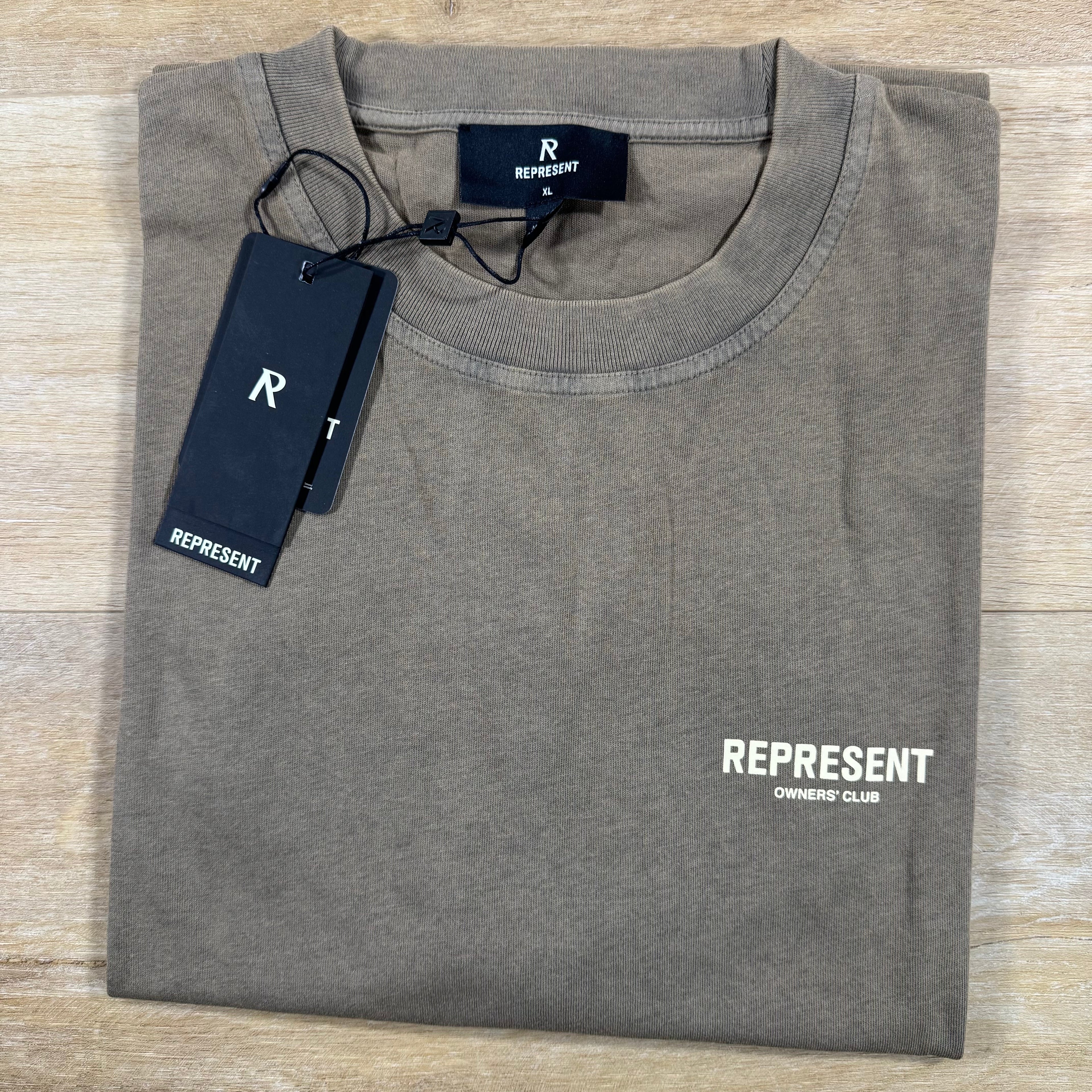 Represent Owners Club T-Shirt in Almond