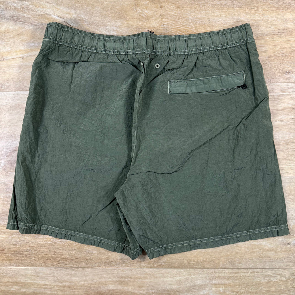 Stone Island Nylon Metal Swim Shorts in Military Green