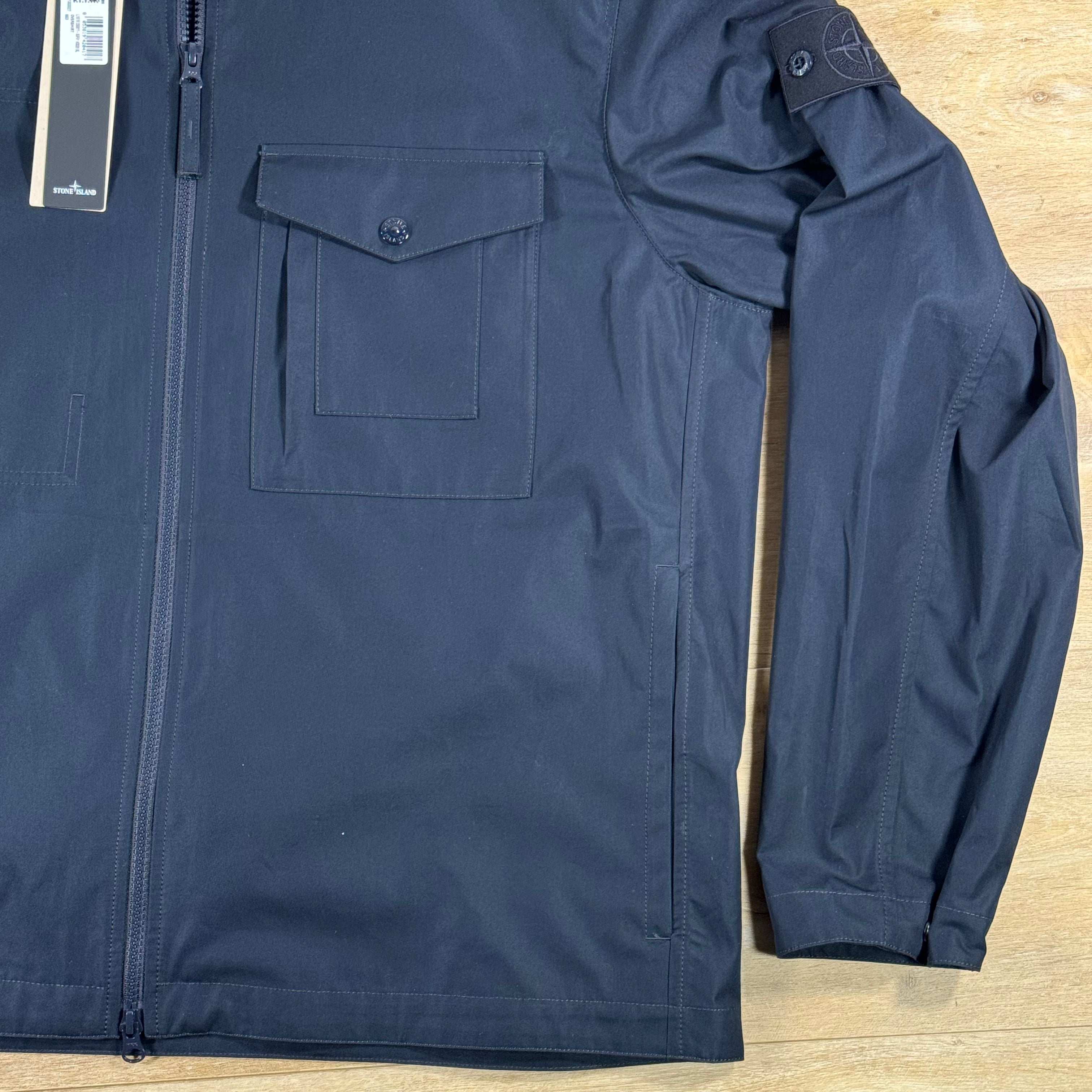 Stone Island Ghost Overshirt in Navy