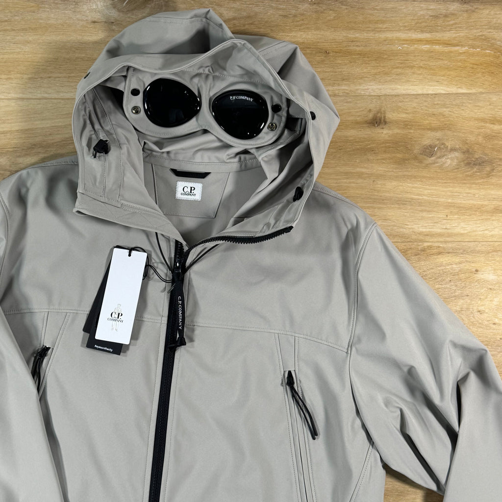 C.P. Company Shell-R Goggle Jacket in Dove