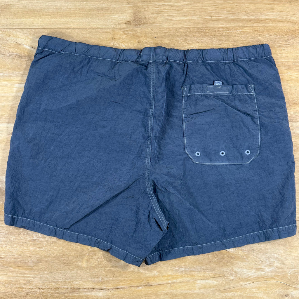 Stone Island Nylon Metal Button Swim Shorts in Avio Blue