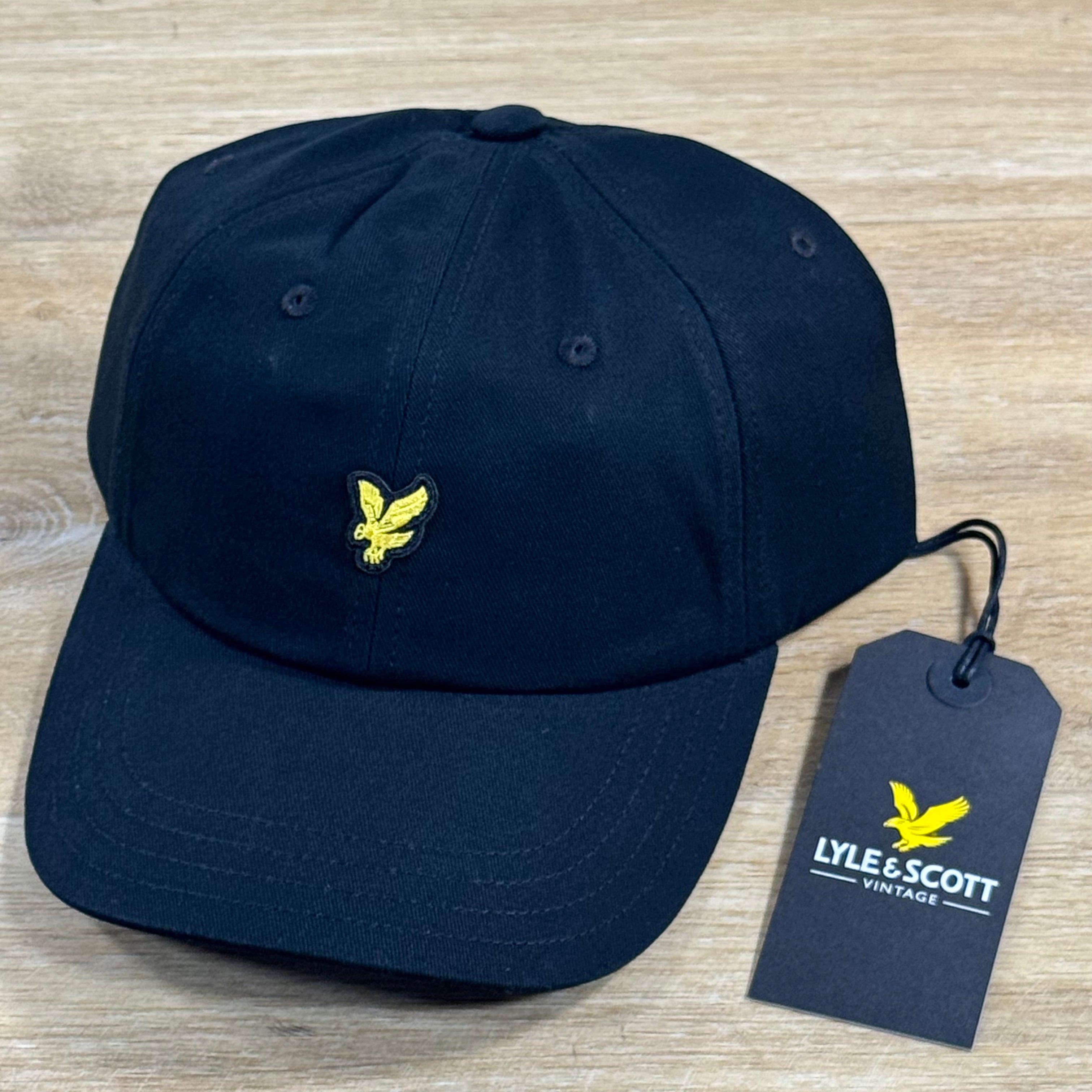 Lyle & Scott Baseball Cap in Jet Black