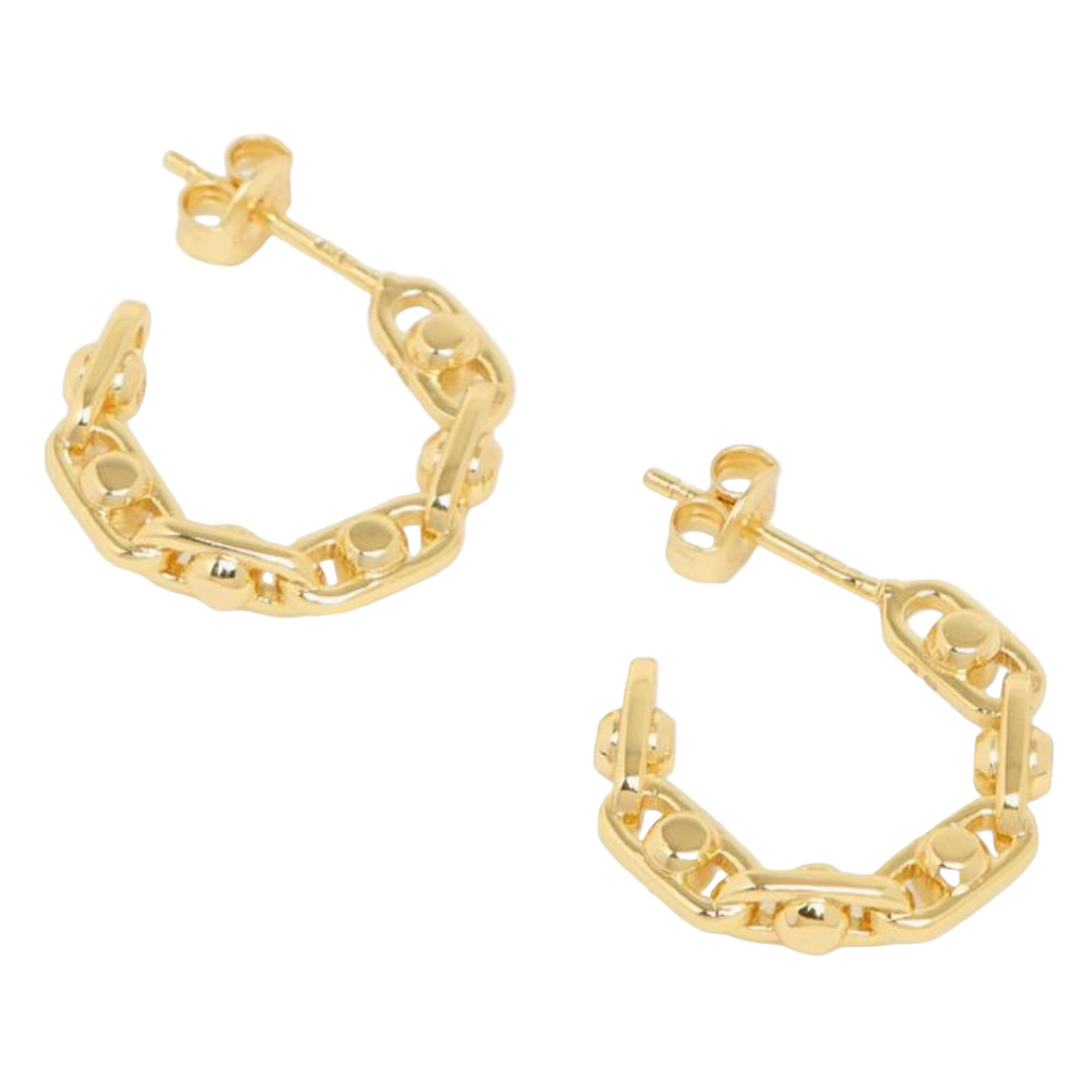 Womens Michael Kors Gold Plated Earings