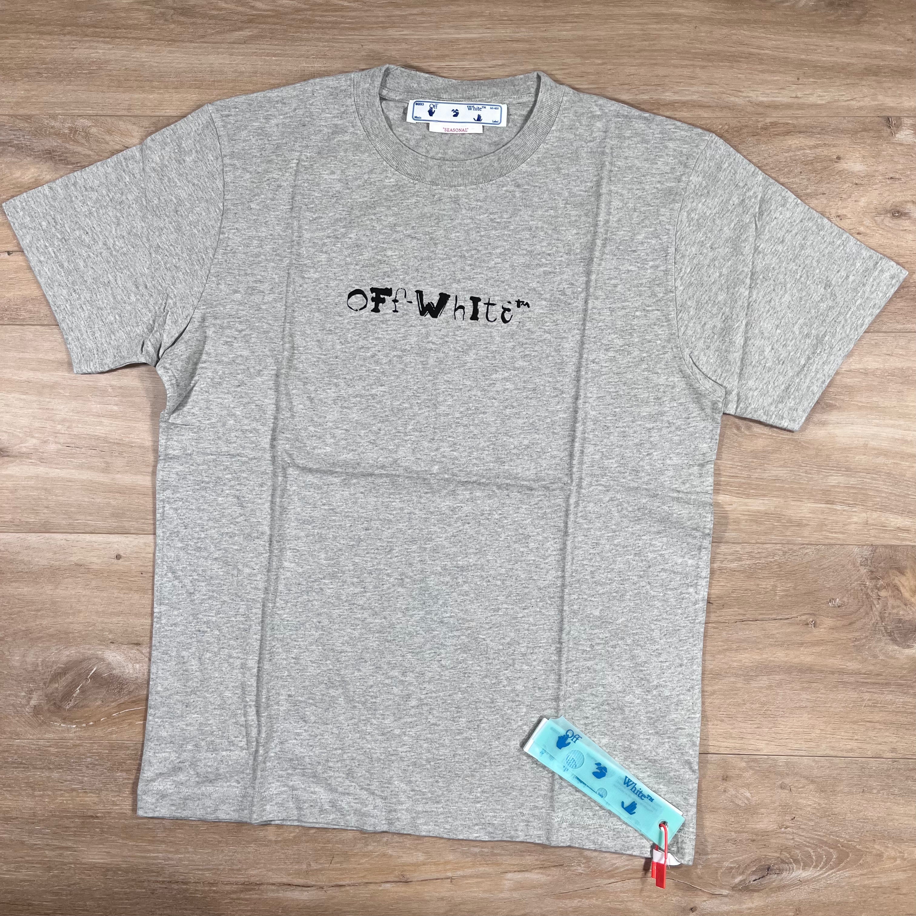 Off-White Faces T-Shirt in Grey