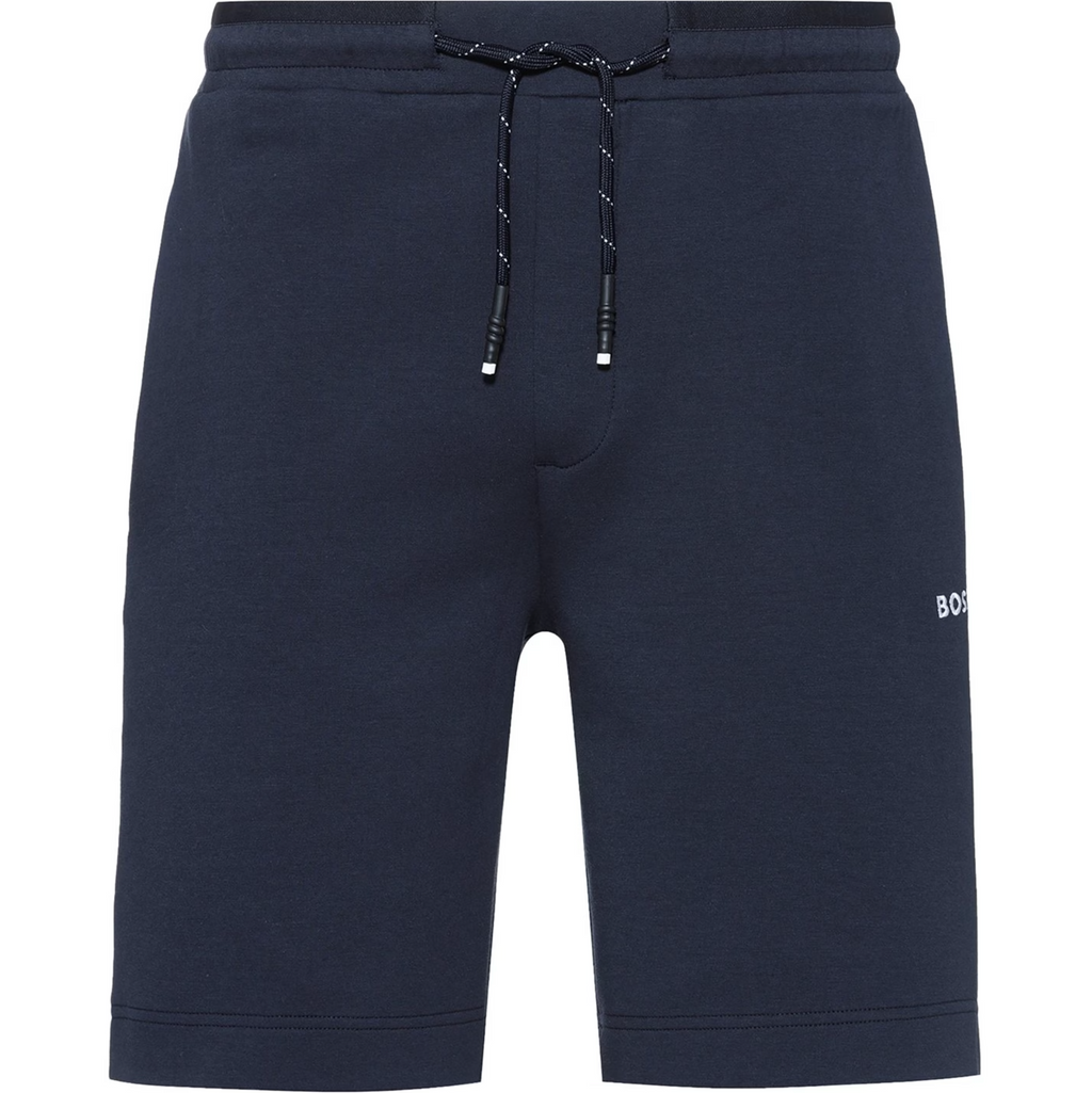 HUGO Navy Logo Sweatshorts