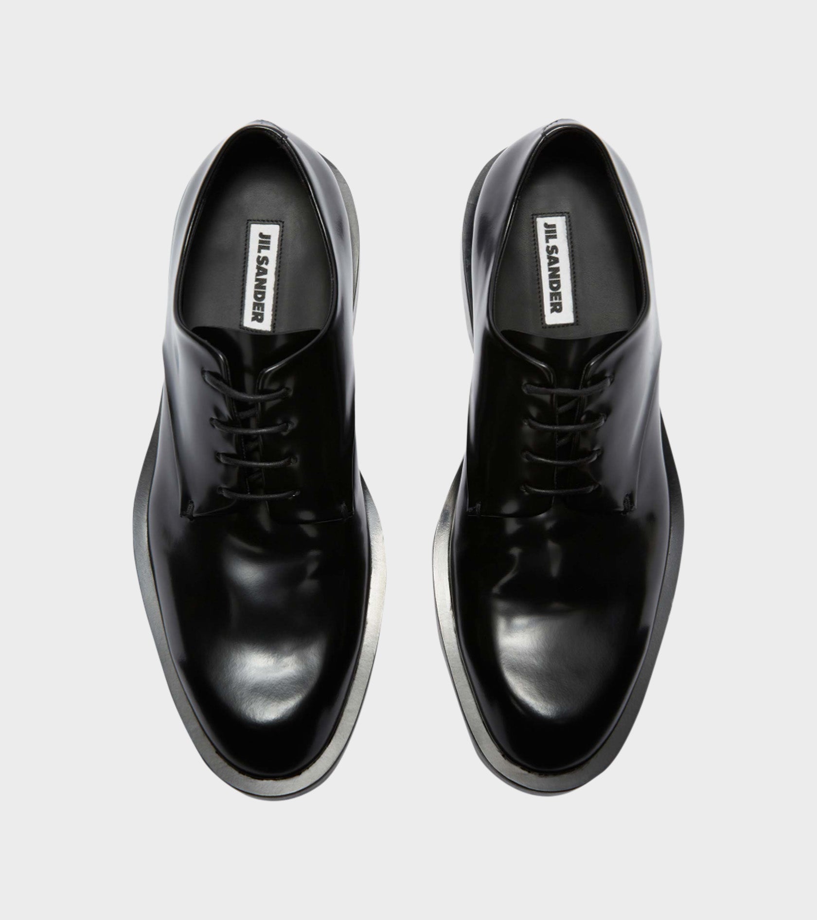 Leather Lace-up Shoe Black
