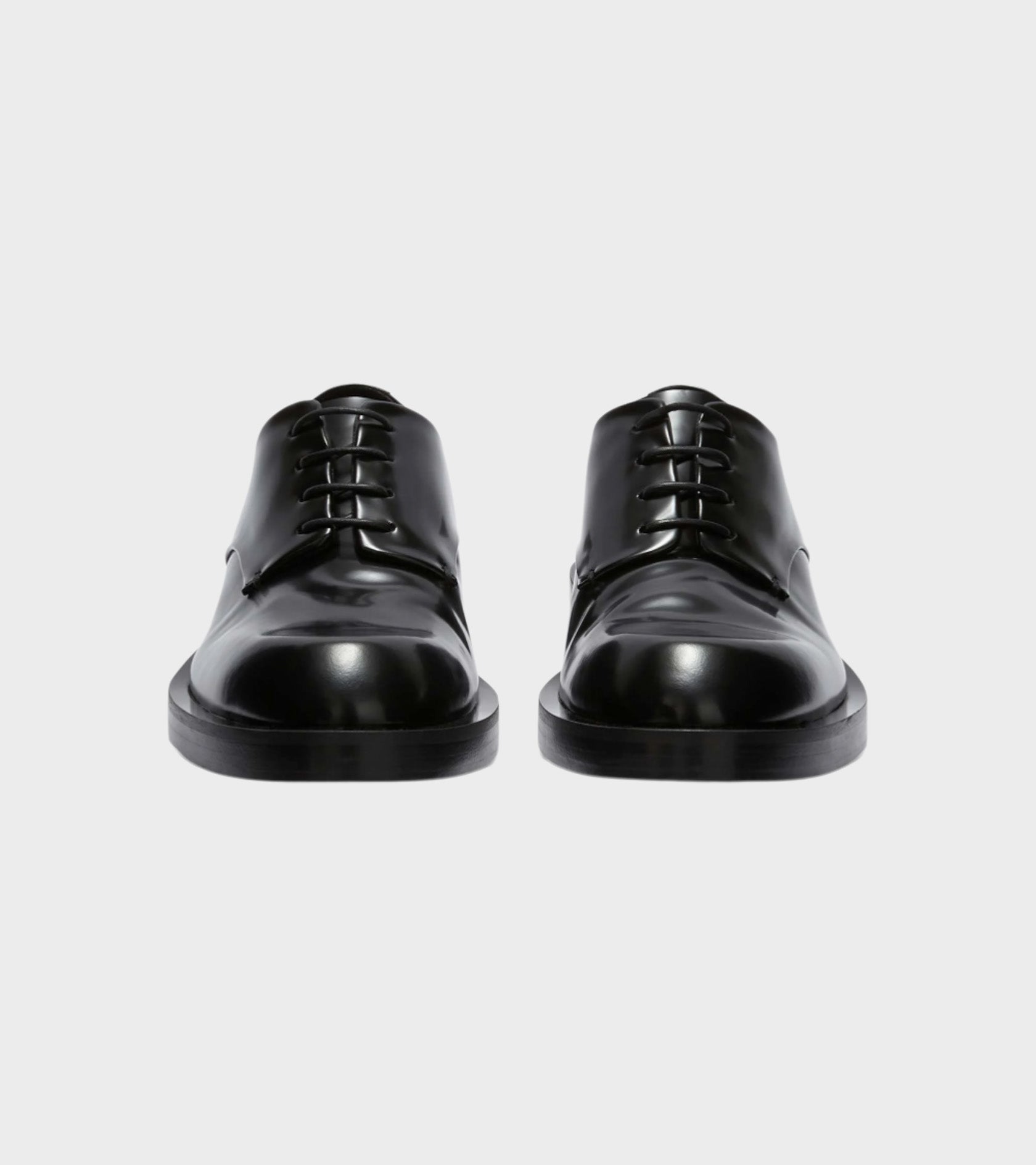 Leather Lace-up Shoe Black