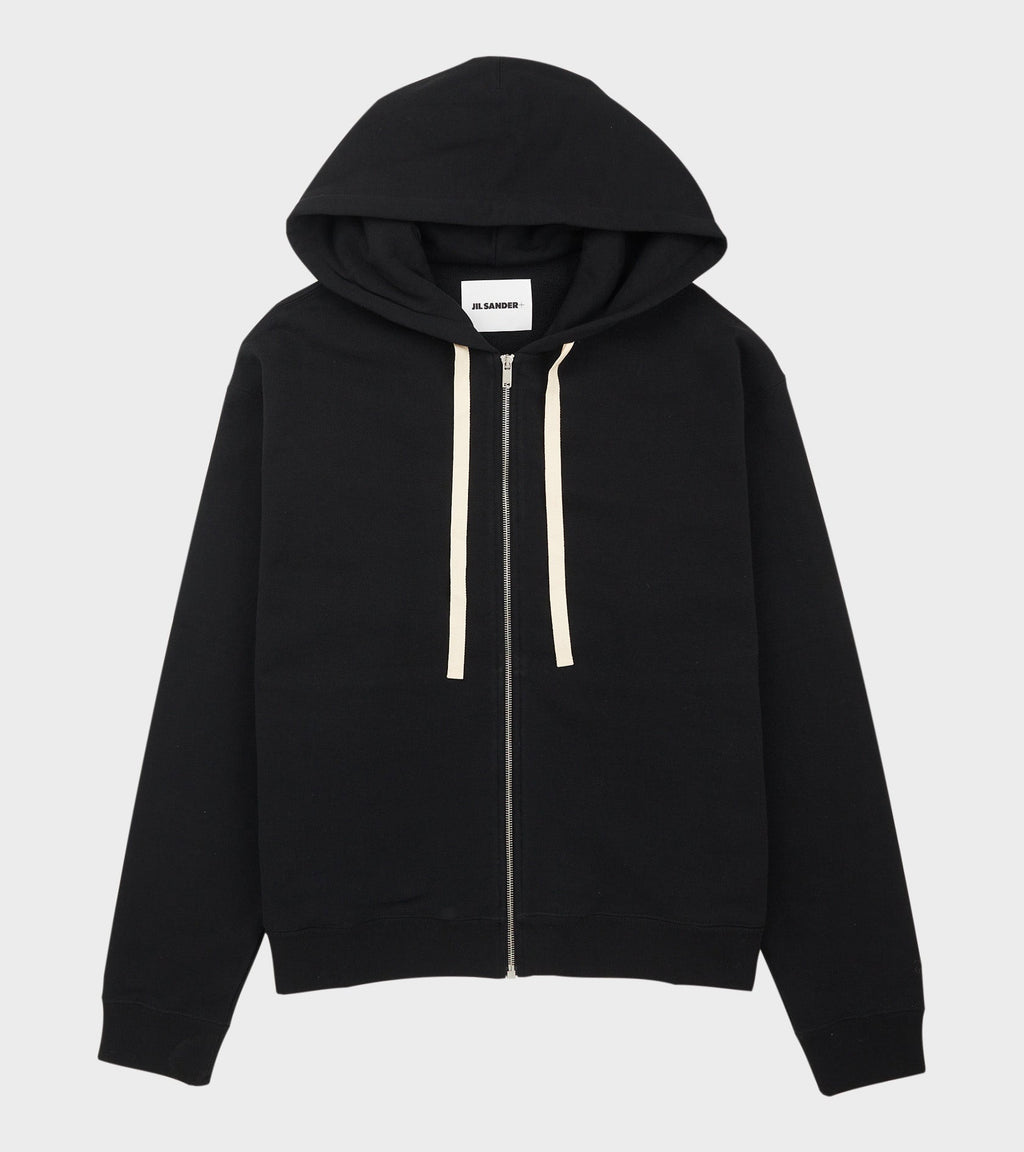 Zipped Hoodie Black