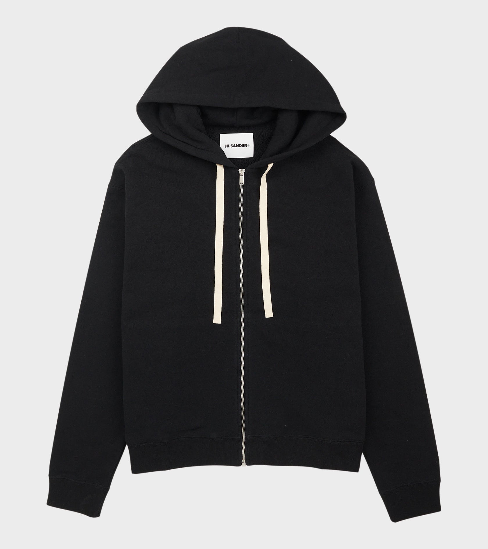 Zipped Hoodie Black