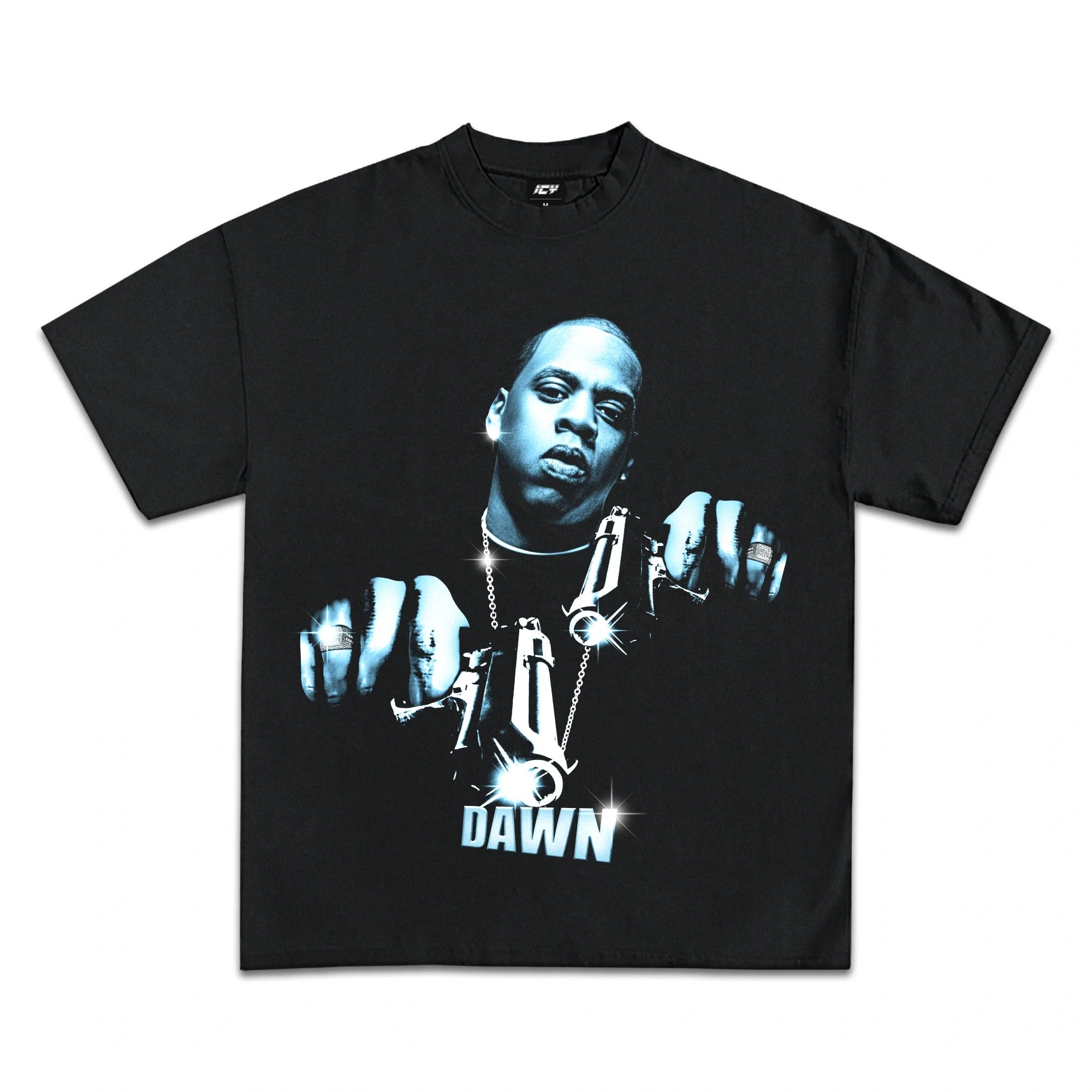 JAY-Z "DAWN" GRAPHIC T-SHIRT BLACK