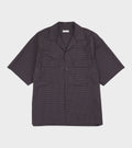 Summer Wool SS Shirt Brown Plaid