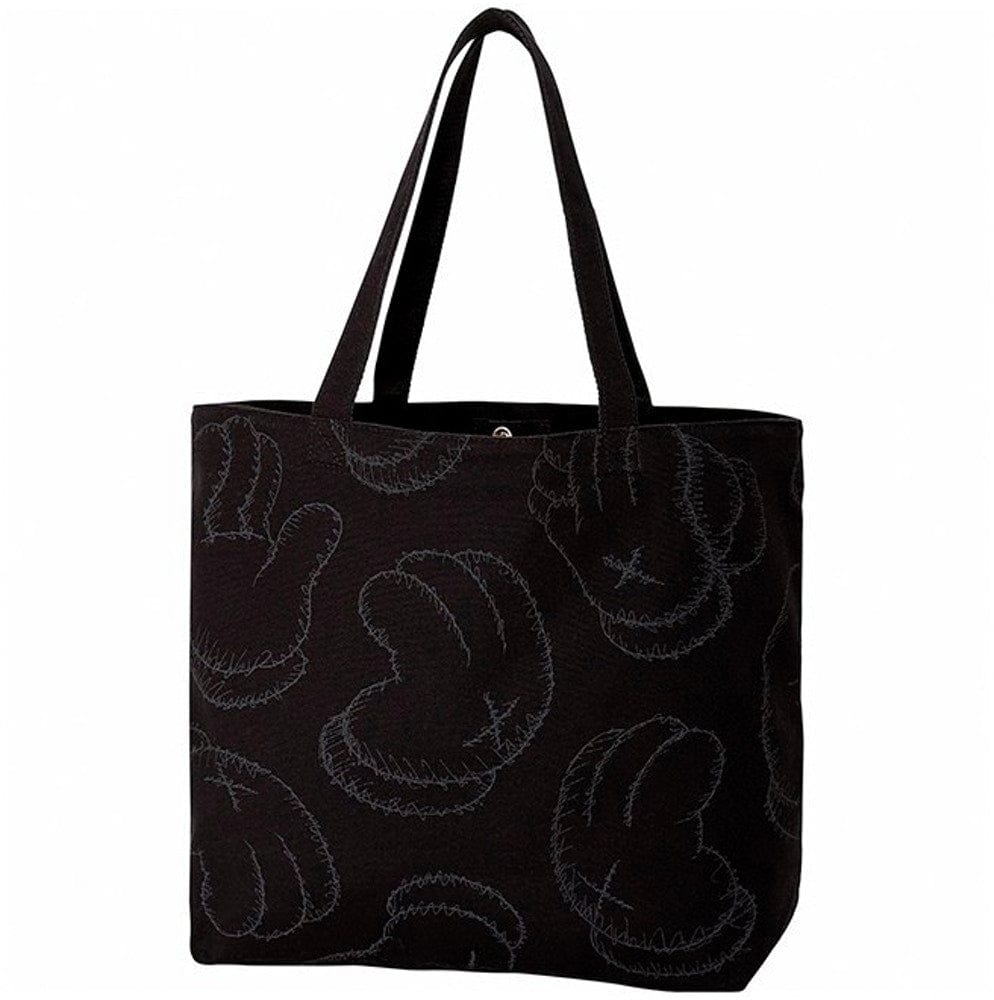 KAWS X UNQLO TOTE HANDS BLACK