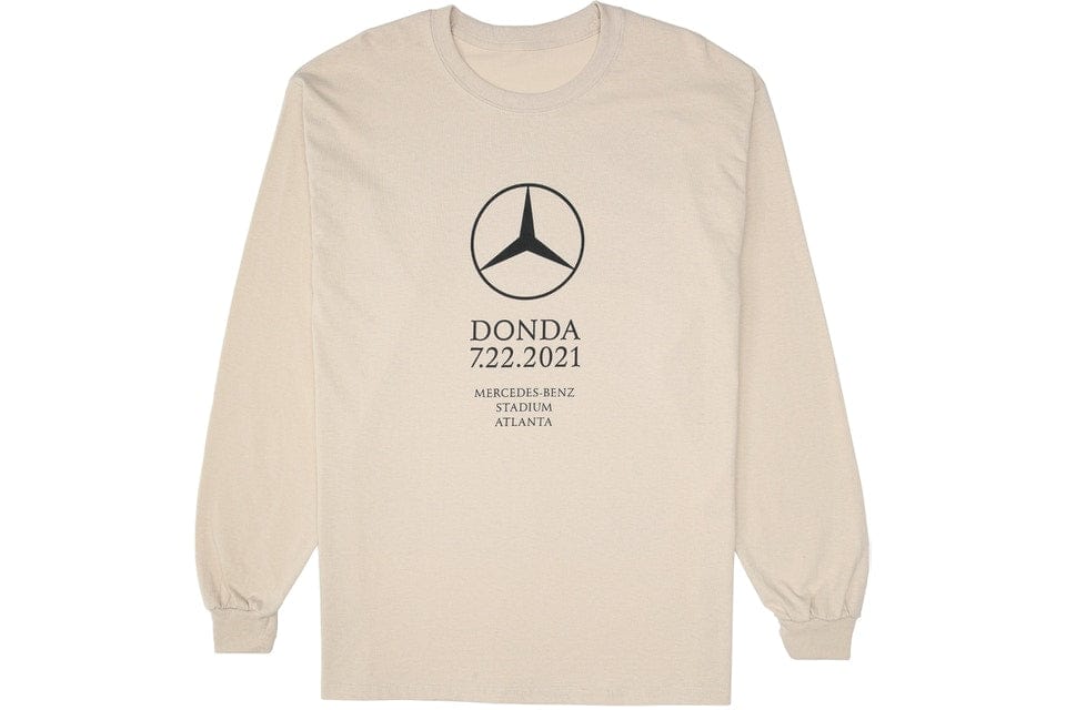 KAYNE WEST DONDA ATLANTA LISTENING EVENT LONG SLEEVE CREAM