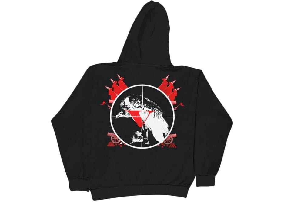 KODAK BLACK X VLONE 47 HOODIE BLACK