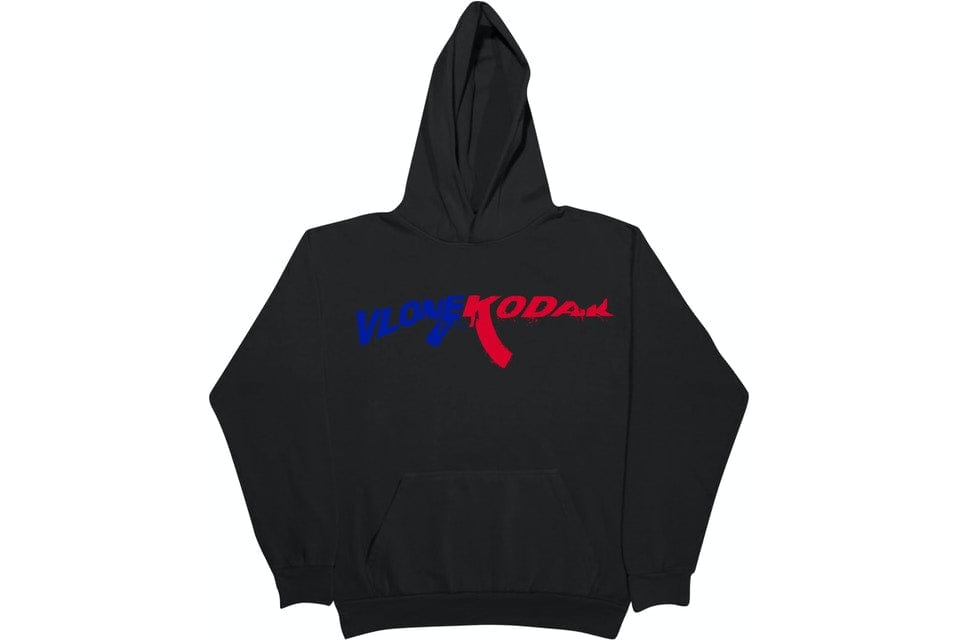 KODAK BLACK X VLONE 47 HOODIE BLACK