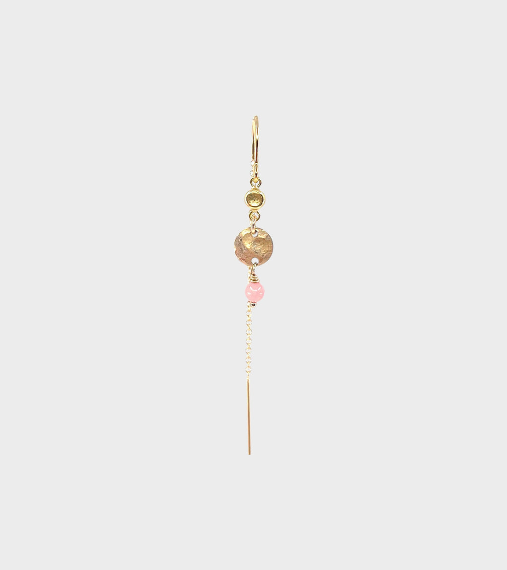 Nida Earring Rhodochrosite