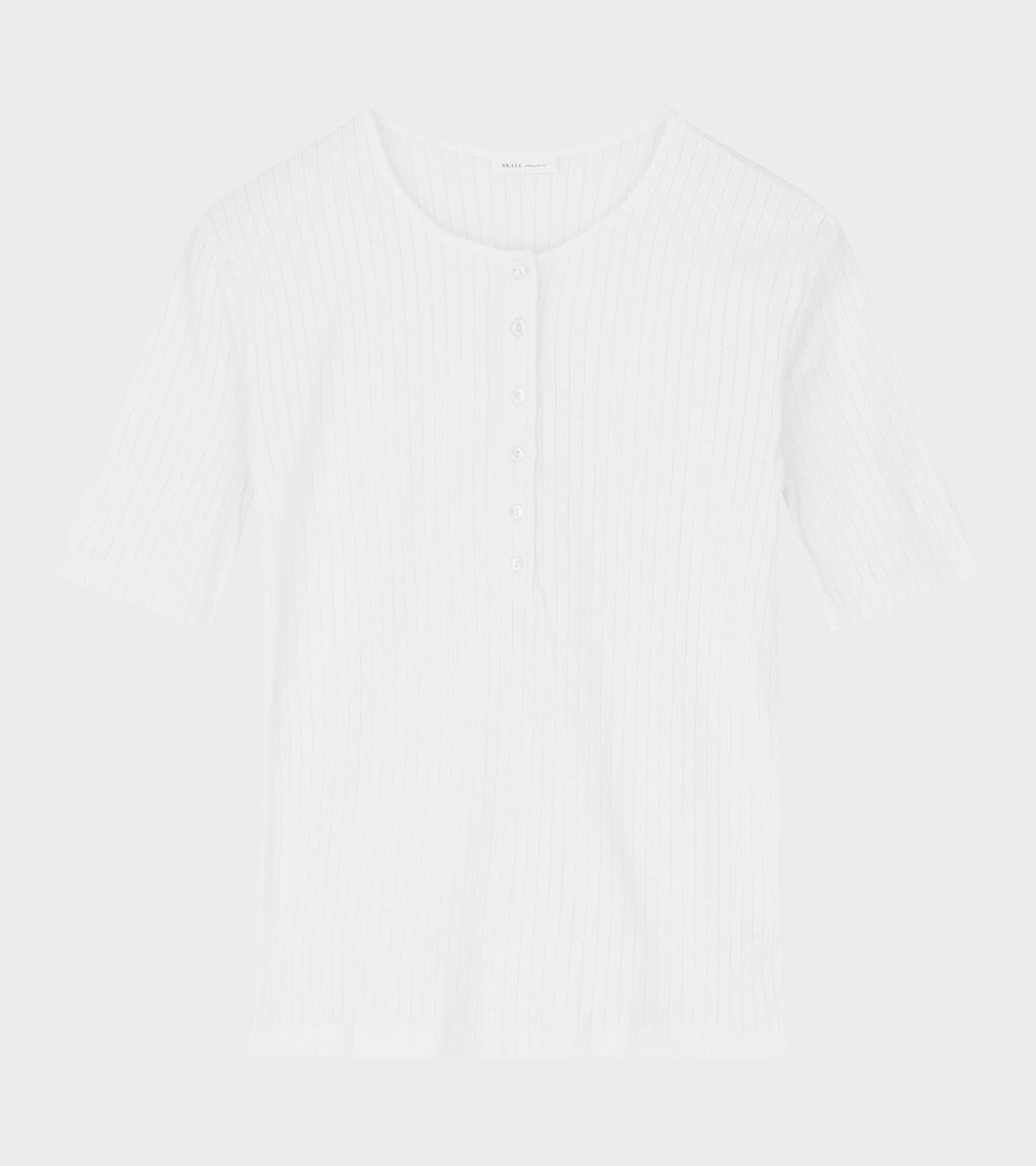 Liv Henley Tee Optic White