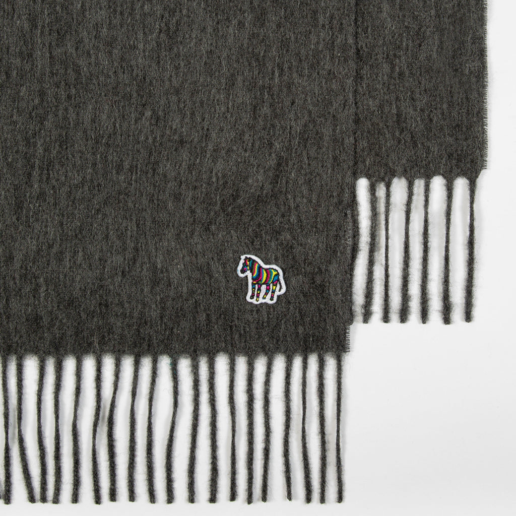 Paul Smith Grey Lambswool Scarf