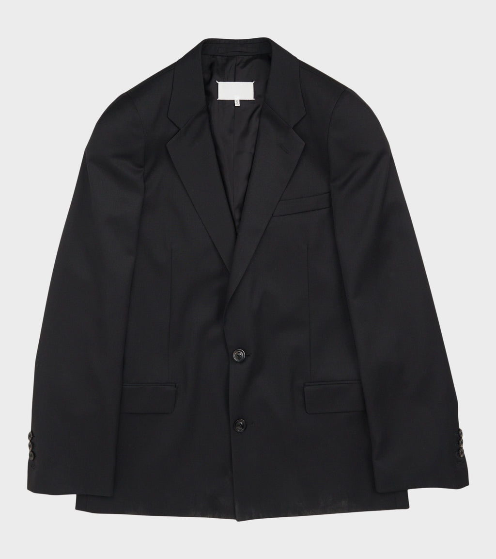 Virgin Wool Blazer Black