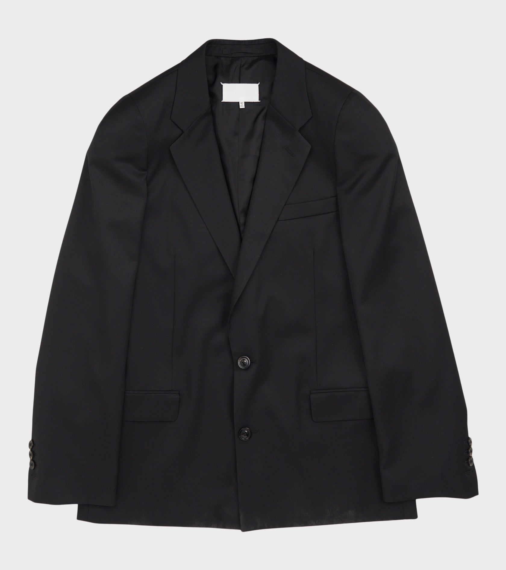Virgin Wool Blazer Black