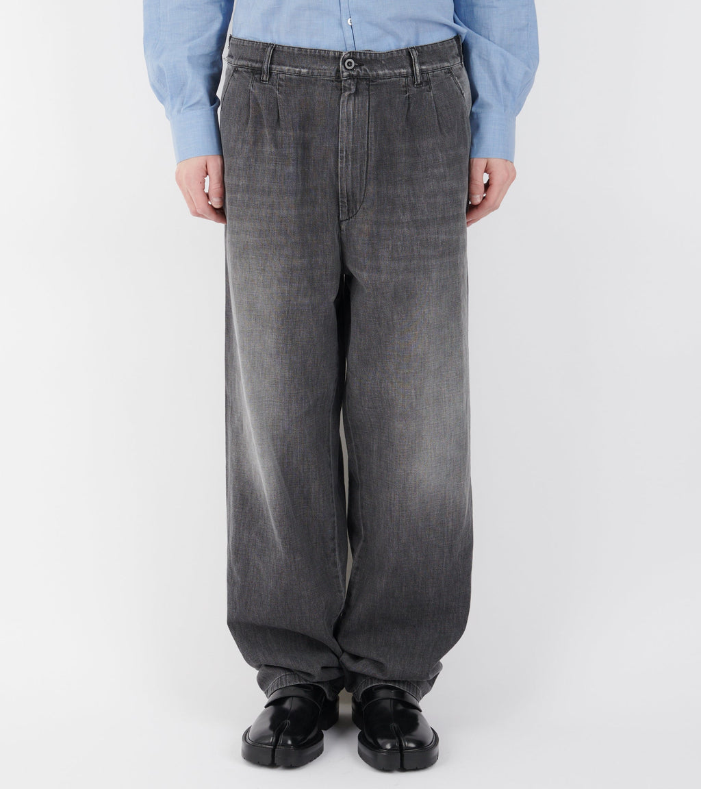Straight-leg Jeans Black