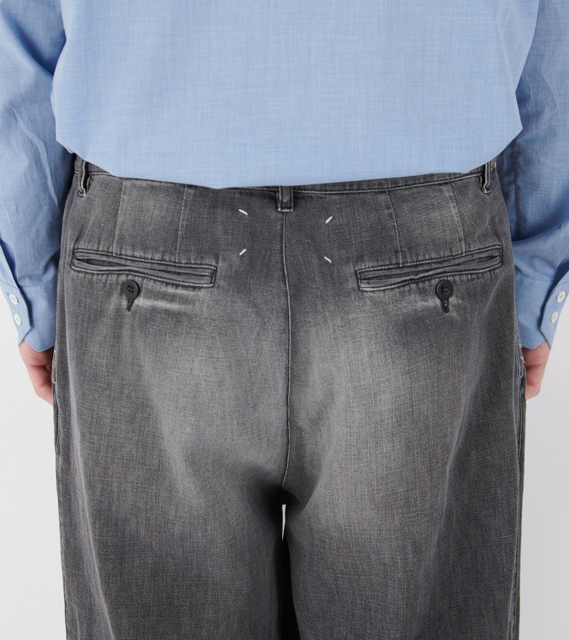 Straight-leg Jeans Black