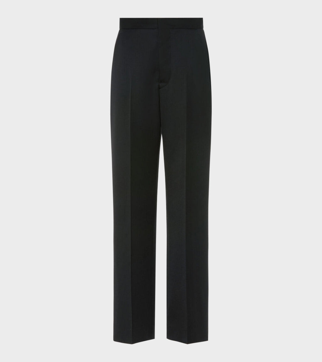 Wool Trousers Black