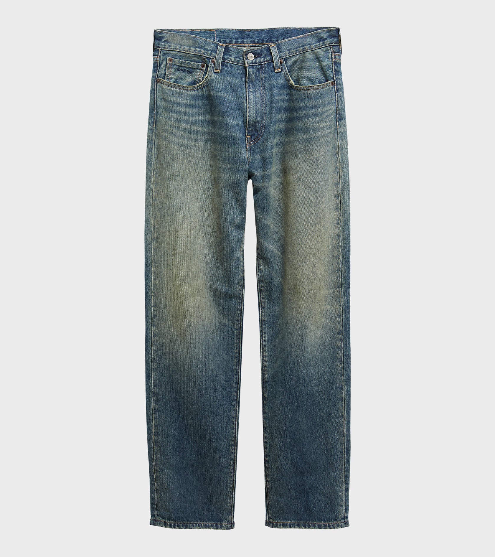 568 Loose Jeans Dark Worn