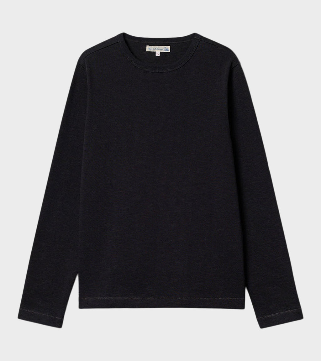 2S18 Loopwheeled Relaxed Fit Heavyweight Longsleeve Charcoal
