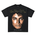 MICHAEL JACKSON THE KING OF POP GRAPHIC T-SHIRT BLACK