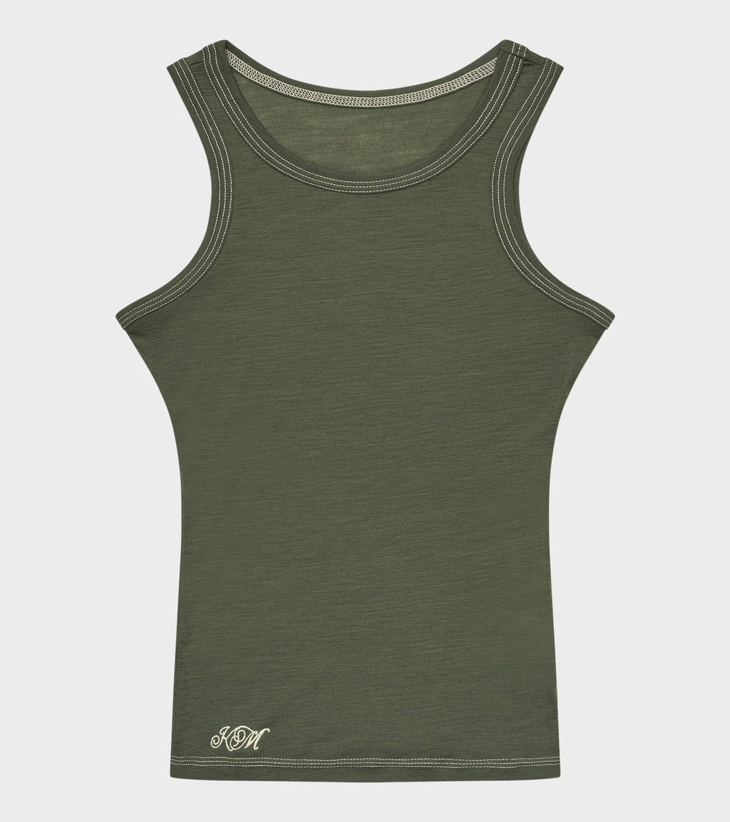 Milo Top Grey/Green Melange