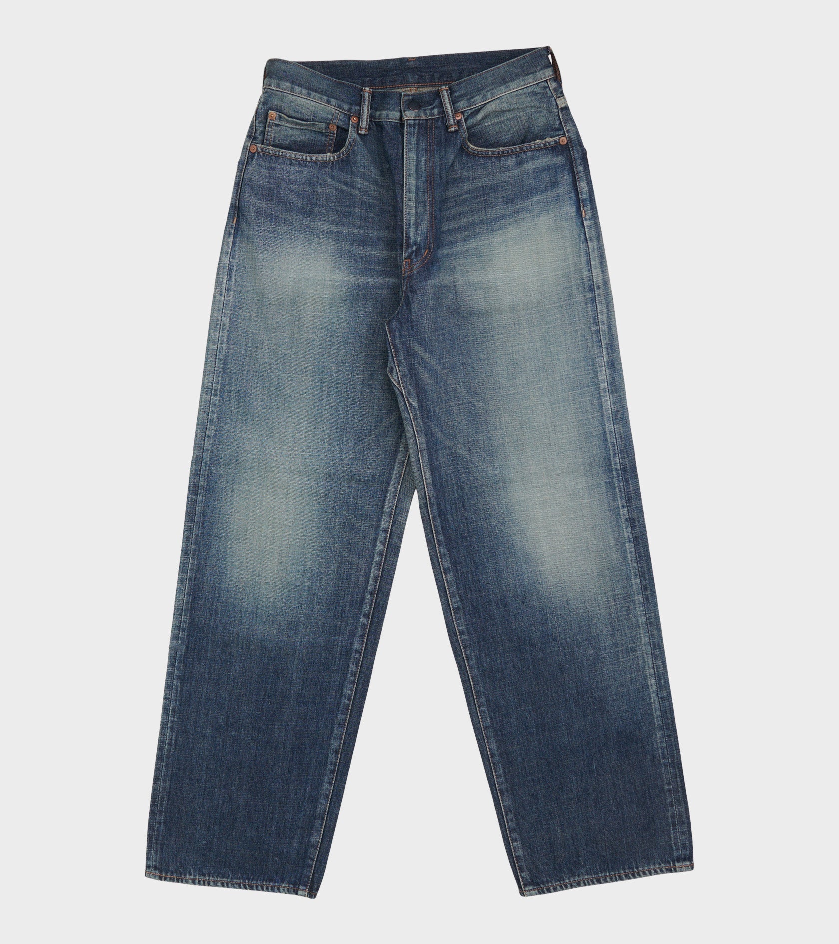 Selvedge Denim Pants Vintage Indigo