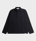 Isefjord Compact Cotton LS Polo Black