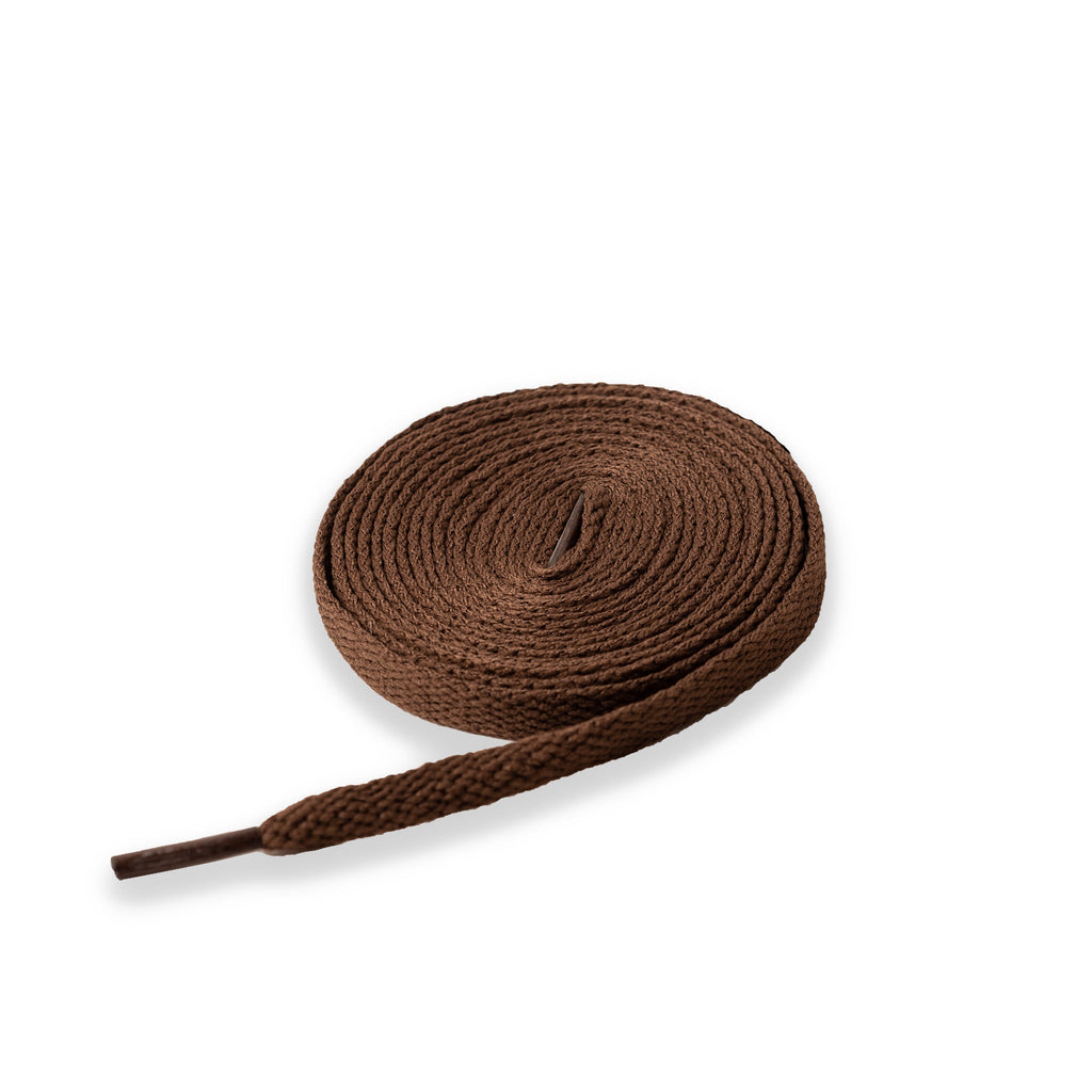 ONE OF A KIND™  FLAT LACES DARK BROWN