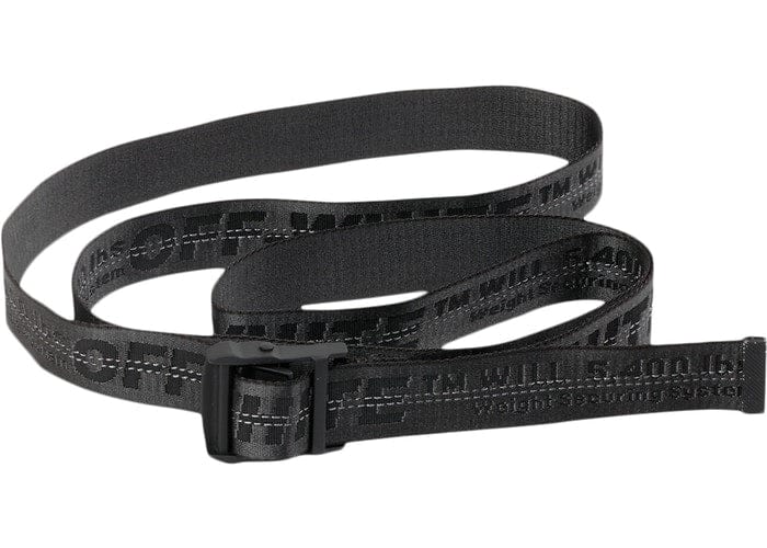 OFF WHITE INDUSTRIAL BELT BLACK