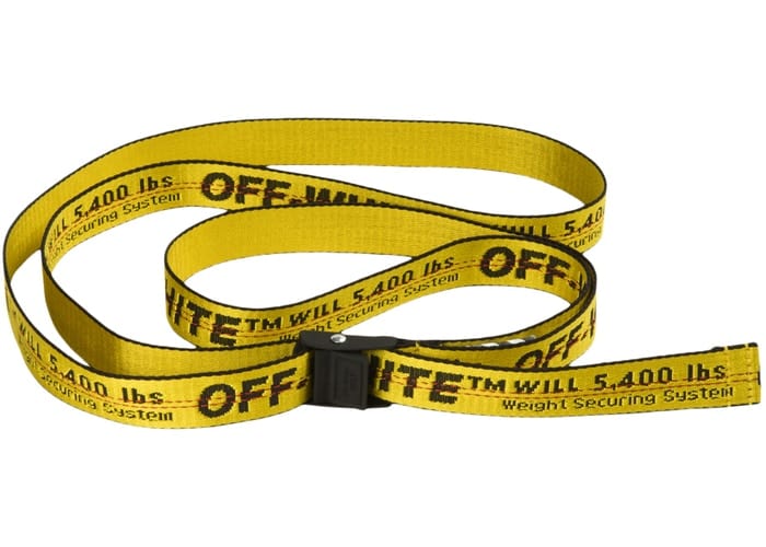 OFF WHITE MINI BELT YELLOW